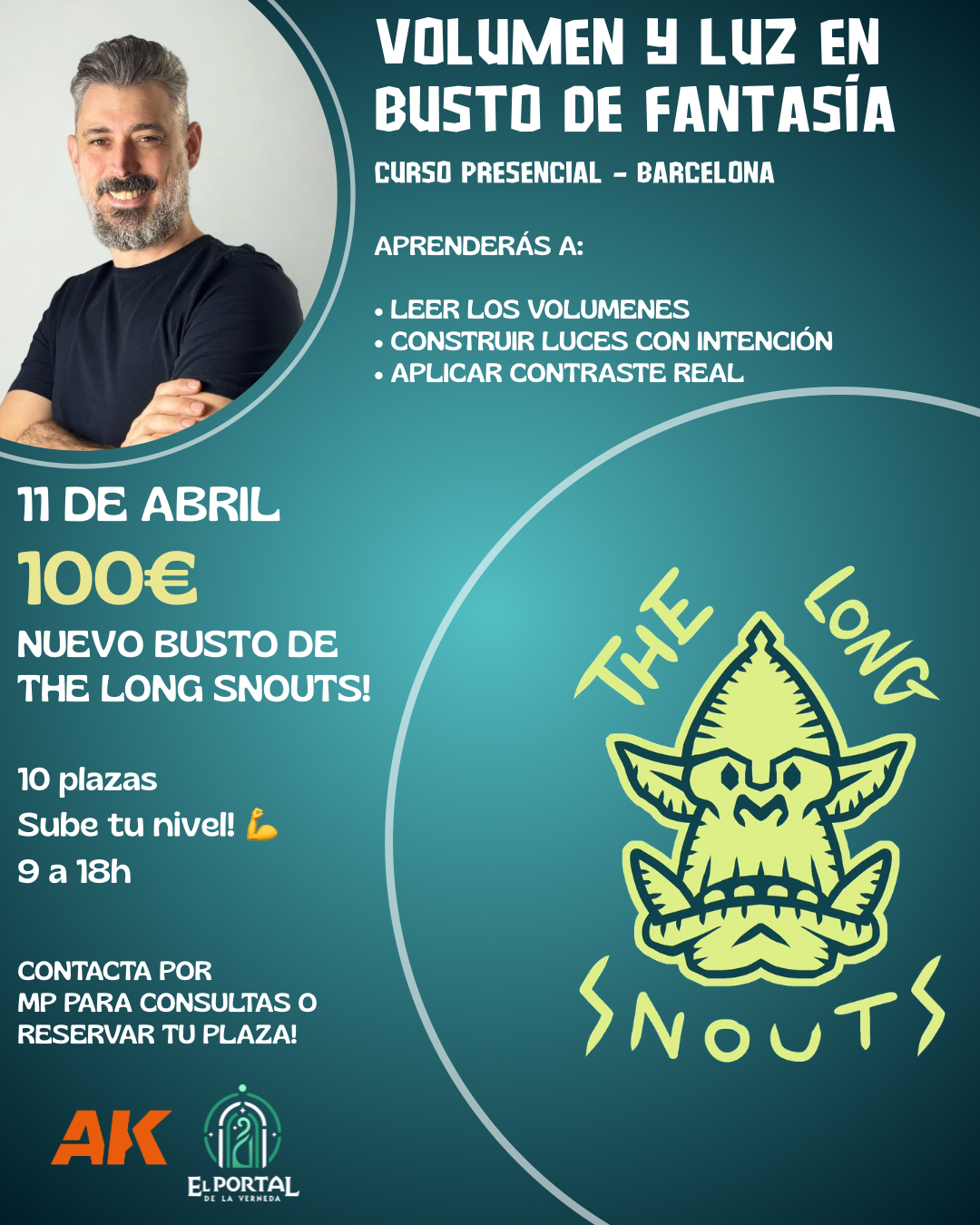 11 de Abril - Volumen y Luz en Busto de Fantasía - The Long Snouts